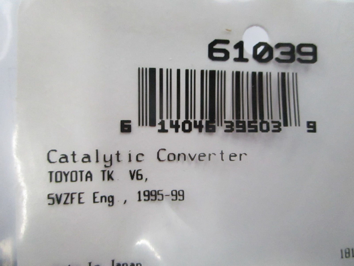 *NEW* 0810 Fel-Pro Gasket 61039