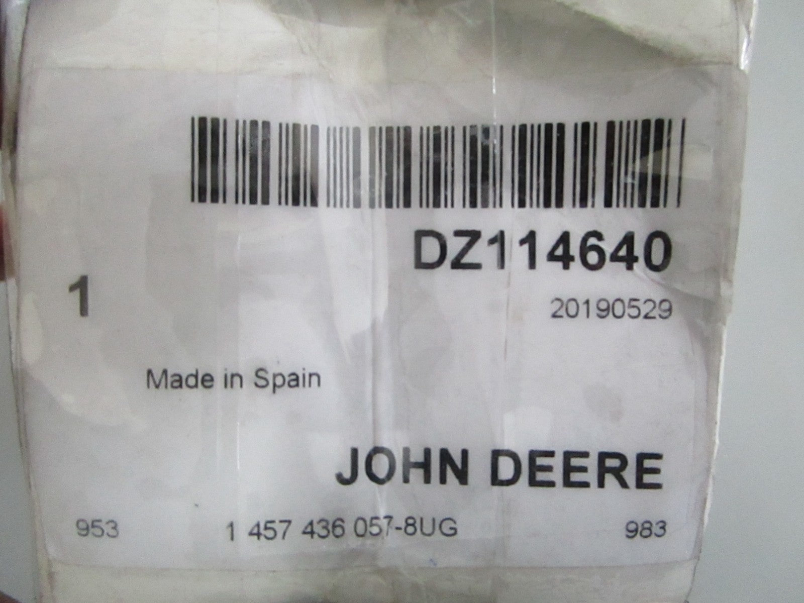NEW OEM DZ114640 John Deere Injection Pump Filter 0820
