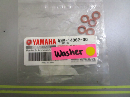 *NEW OEM* (LOT OF 5) 0810 Yamaha Washer 59V-14962-00