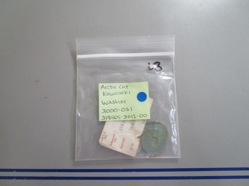 *NEW* (LOT OF 3) 0770 Arctic Cat Kawasaki Washer 3000-031 318505-3442-00