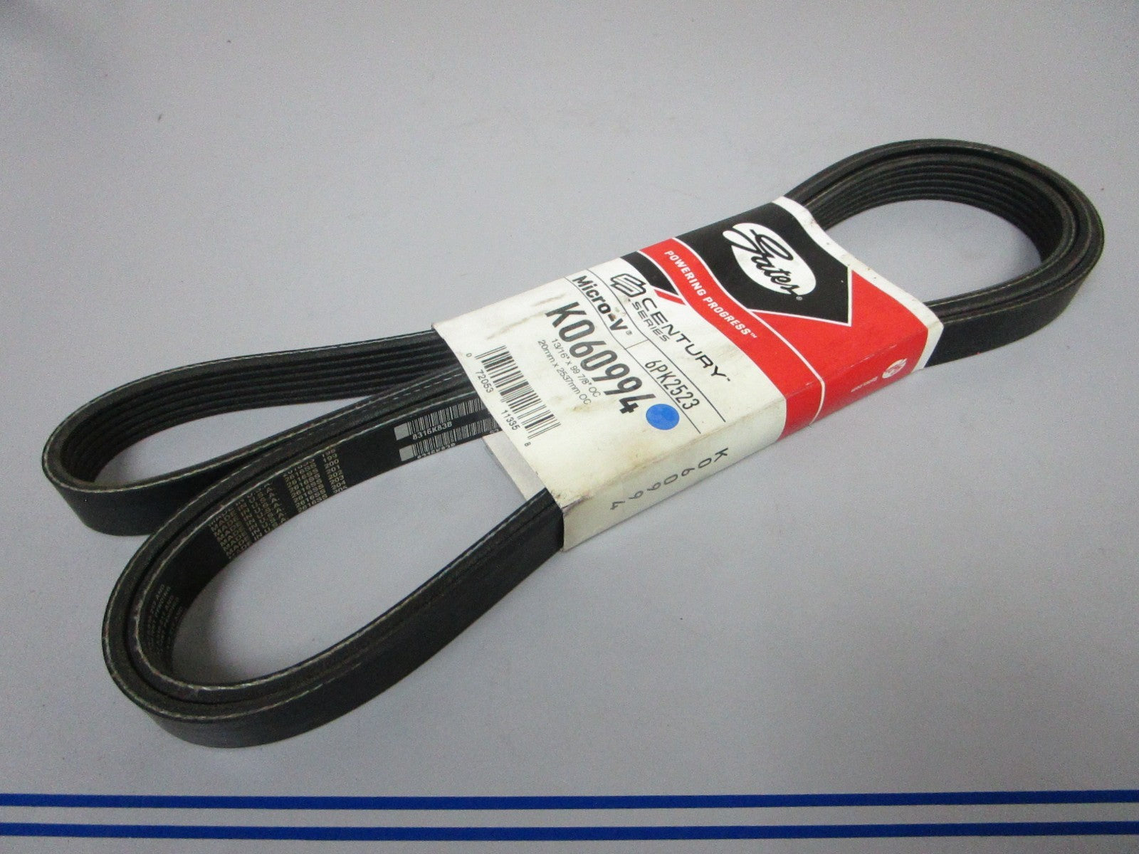 NEW K060994 Gates Micro-V 13/16" x 99 ⅞" Serpentine Belt 0720