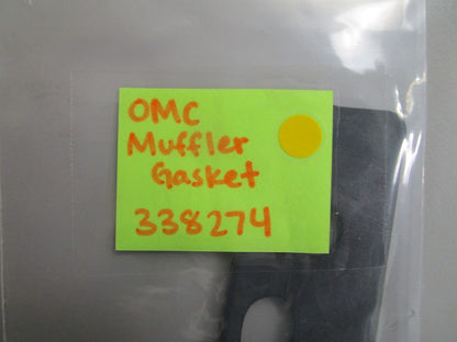 *NEW OEM* 0810 OMC Johnson Evinrude Muffler Gasket 338274 0338274