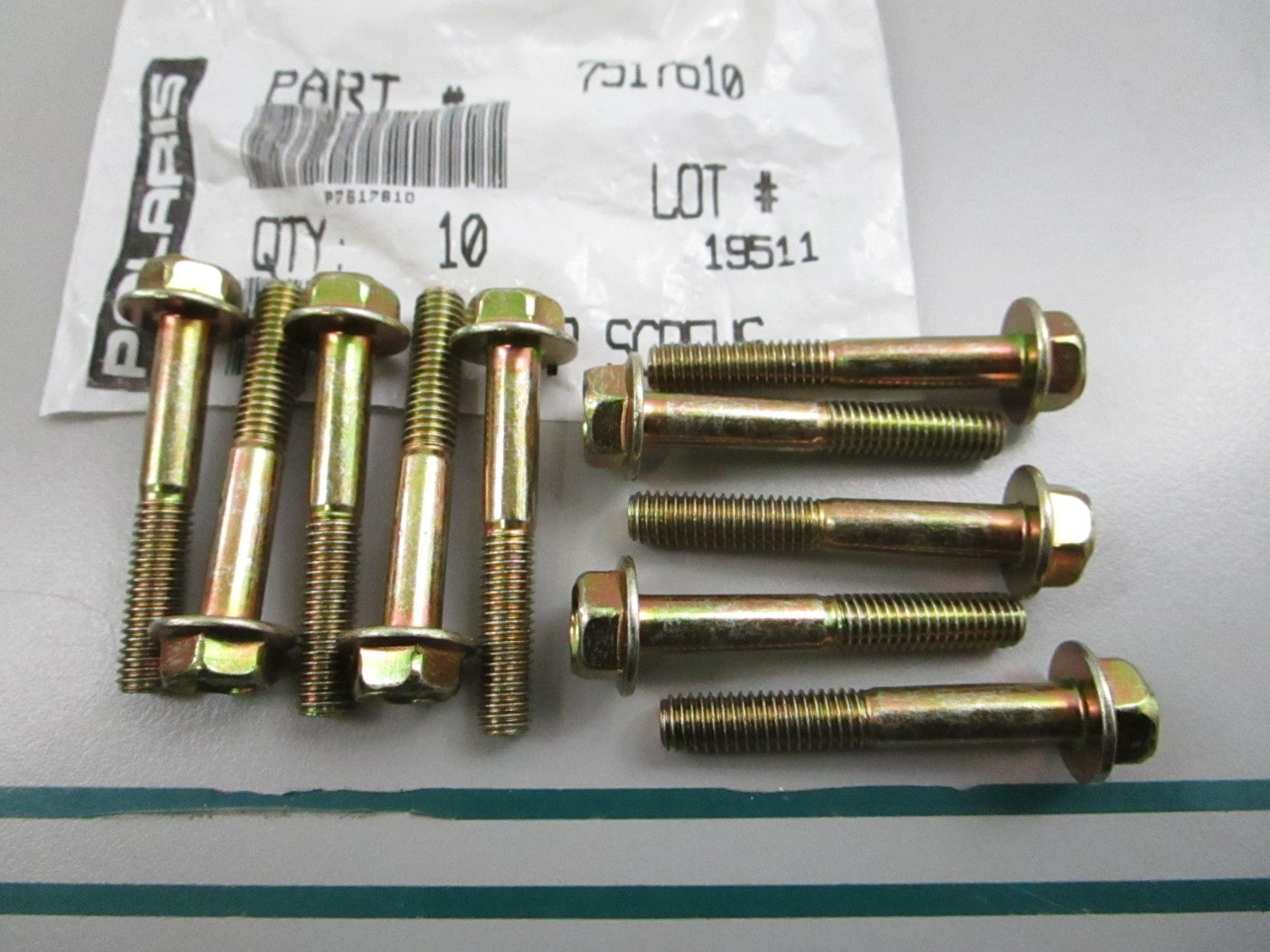 NEW OEM (LOT OF 10) 7517610 Polaris Cap Screw 0810