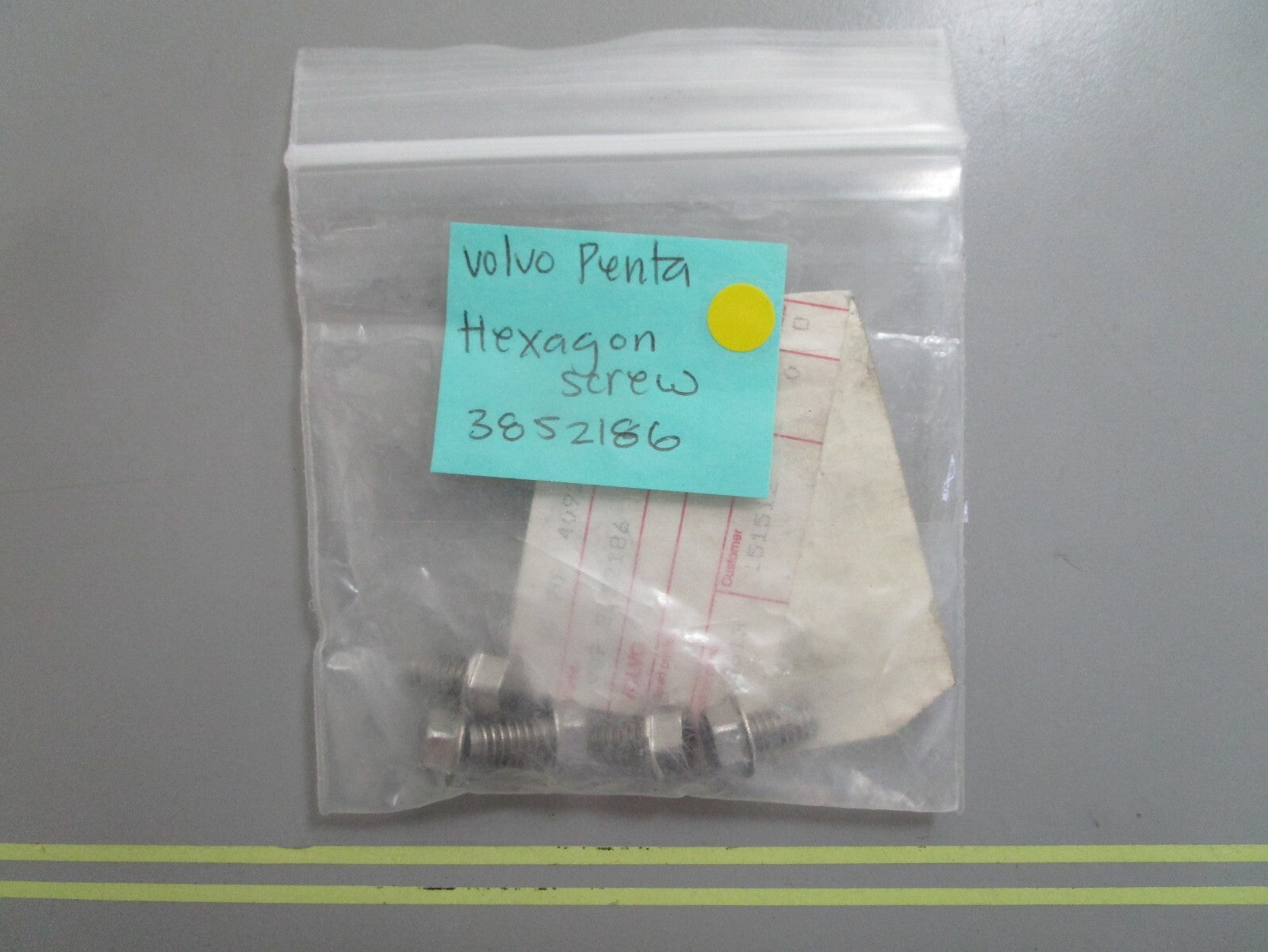 *NEW OEM* (LOT OF 5) 0810 Volvo Penta Hexagon Screw 3852186