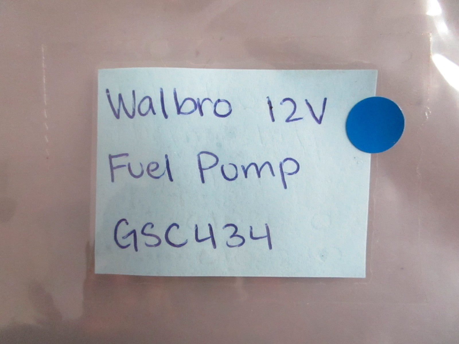NEW OEM GSC-434 GSC434 Walbro 12V Fuel Pump 0820