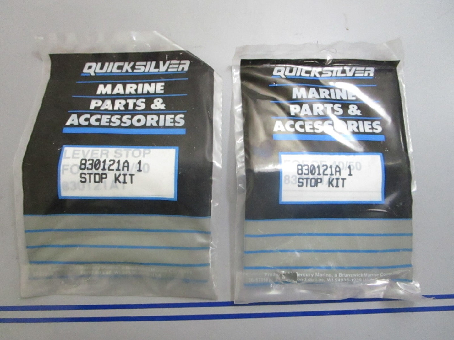 *NEW OEM* (LOT OF 2) 0810 Mercury Quicksilver Stop Kit 830121A1