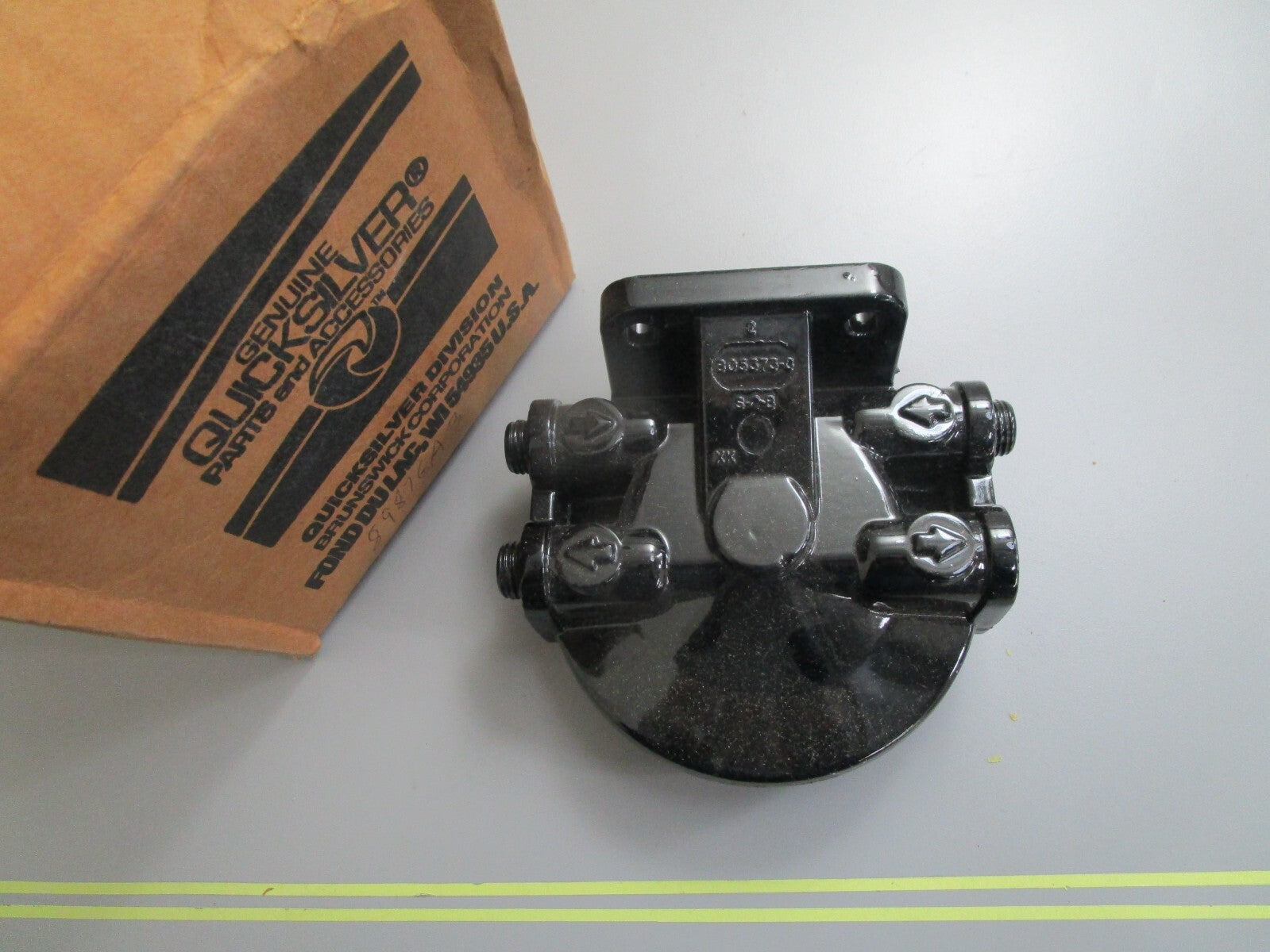 *NEW OEM* 0820 Mercury Quicksilver Fuel Filter Base 89876A3