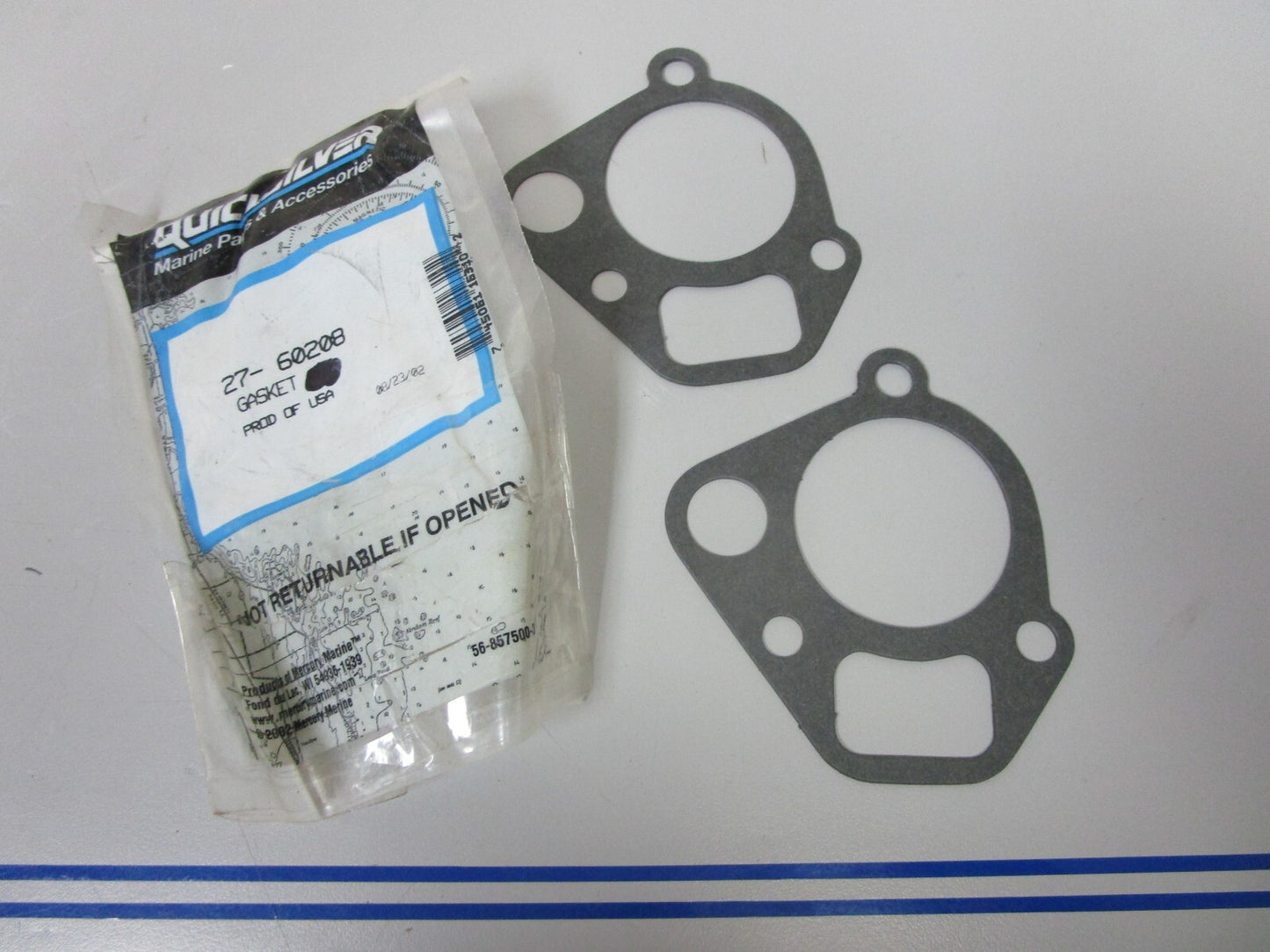 *NEW OEM* (LOT OF 2) 0810 Mercury Quicksilver Gasket 27-60208