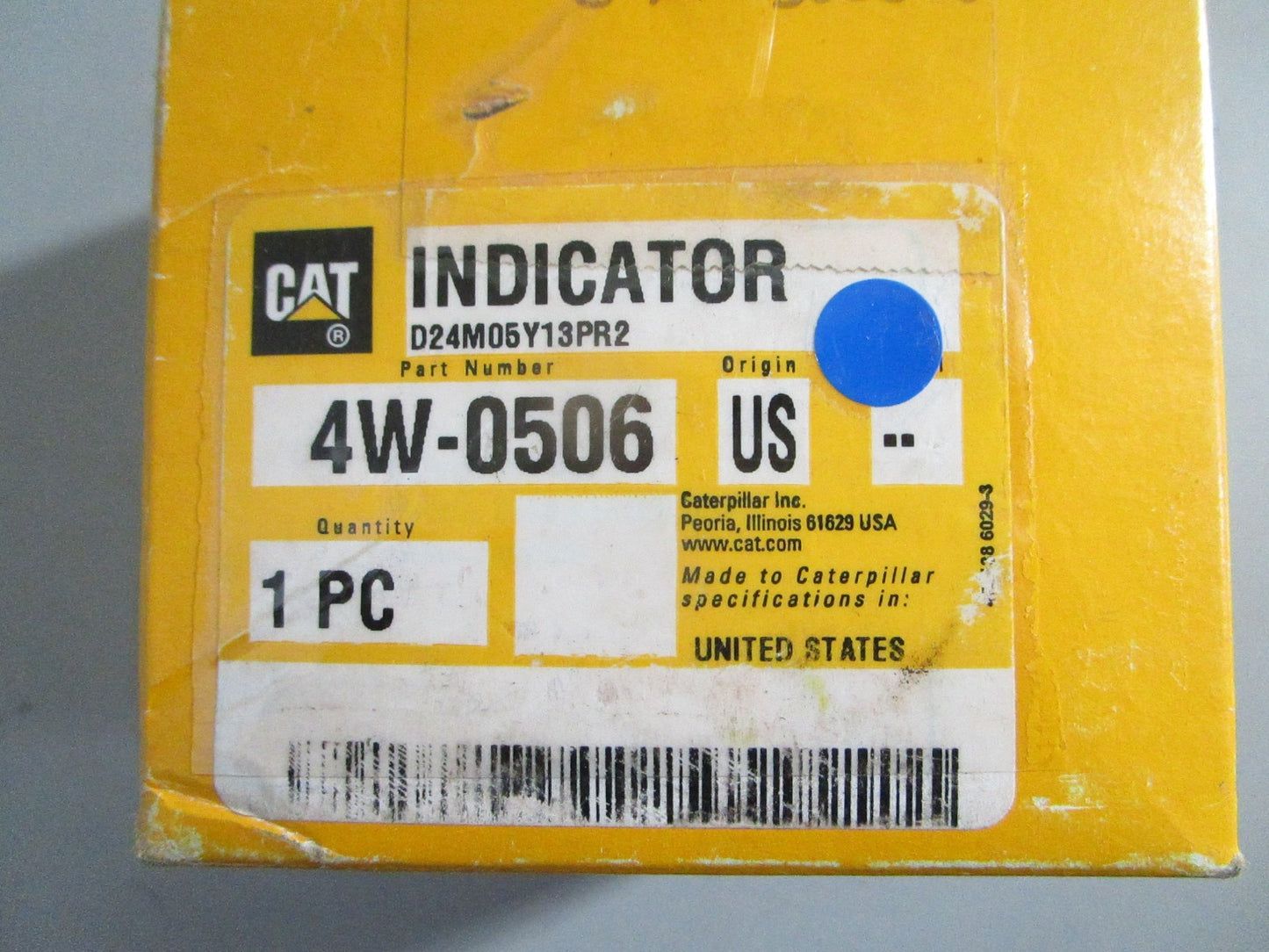 NEW OEM 4W-0506 CAT Pressure Indicator 0820