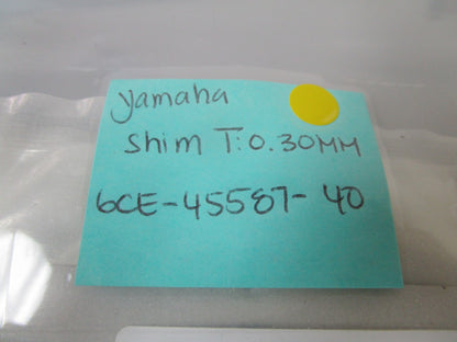 *NEW OEM* 0750 Yamaha SHIM T:0.30  6CE-45587-40