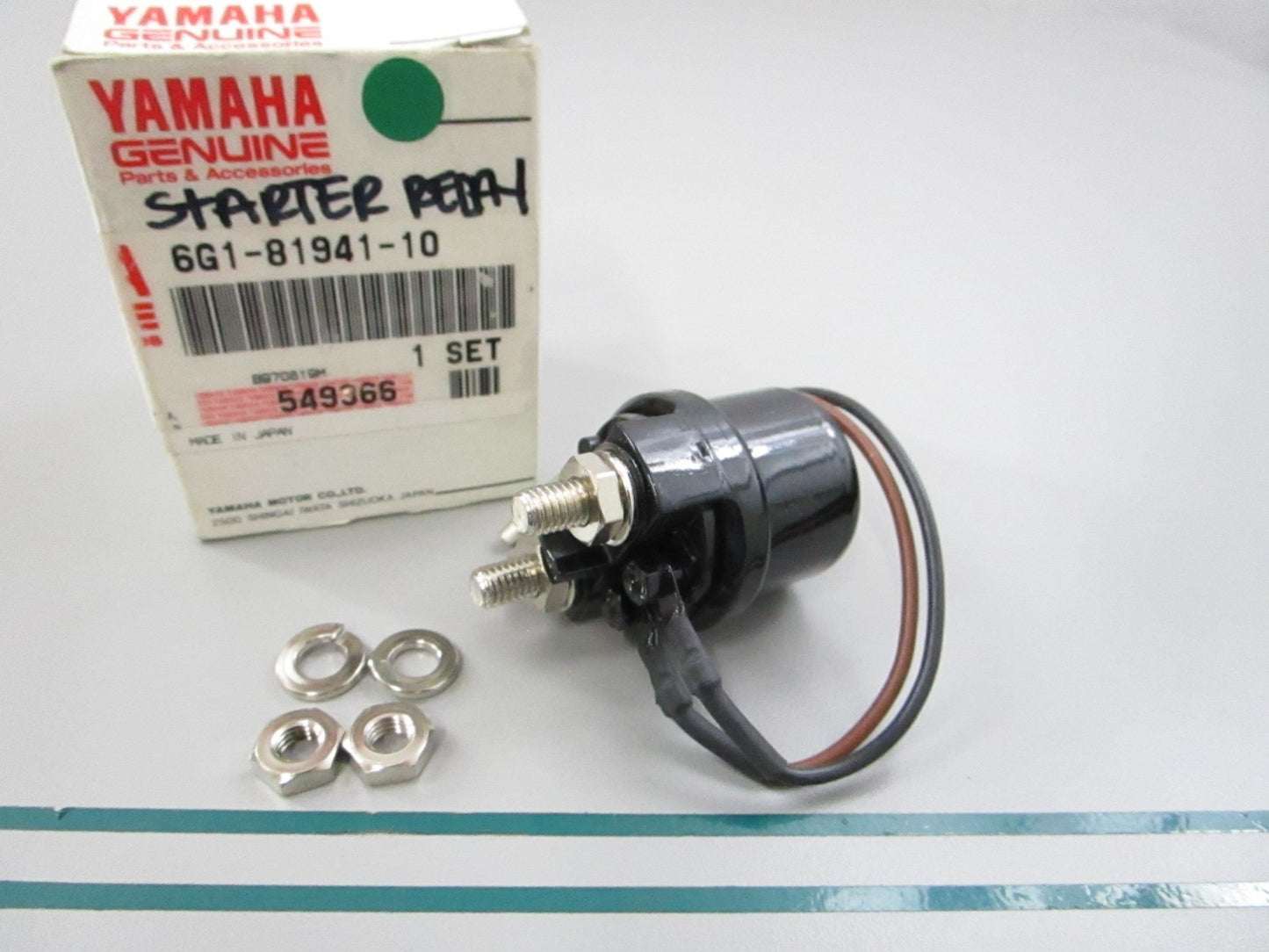 NEW OEM 6G1-81941-10-00-00 Yamaha Starter Relay 0810