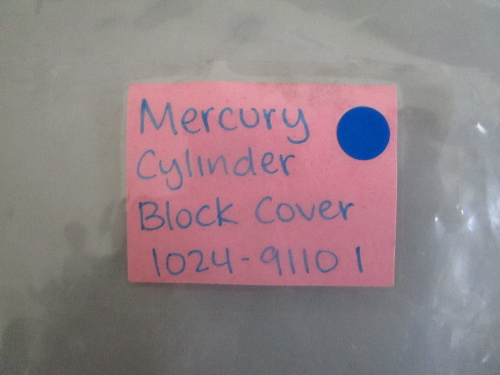 *NEW OEM* 0820 Mercury Quicksilver Cylinder Block Cover 1024-9110 1