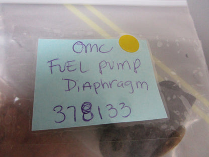 *NEW OEM* 0810 OMC Johnson Evinrude Fuel Pump Diaphragm 378133 0378133