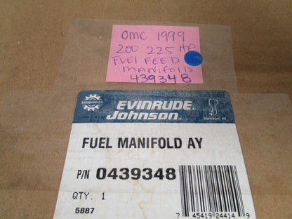 *NEW OEM* 0720 OMC Johnson Evinrude 1999 200 225 hp Fuel Feed Manifold 439348