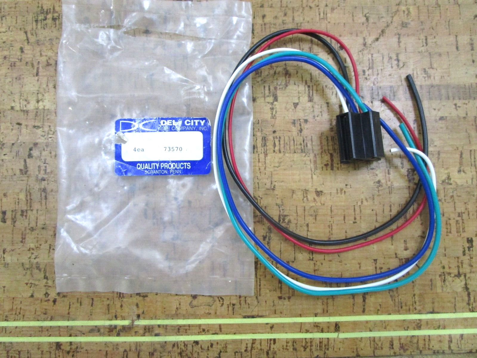 *NEW* 0750 Del City PRE-WIRED RELAY SOCKET HARNESS 73570
