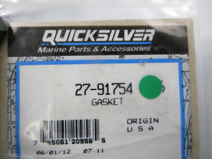 NEW OEM 27-91754 Mercury Quicksilver Gasket 0810