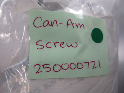 NEW OEM (LOT OF 10) 250000721 Can-Am Screw 0810