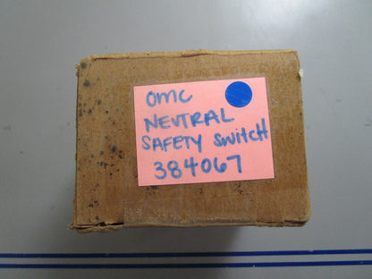 *NEW OEM* 0810 OMC Johnson Evinrude Neutral Safety Switch 384067 0384067