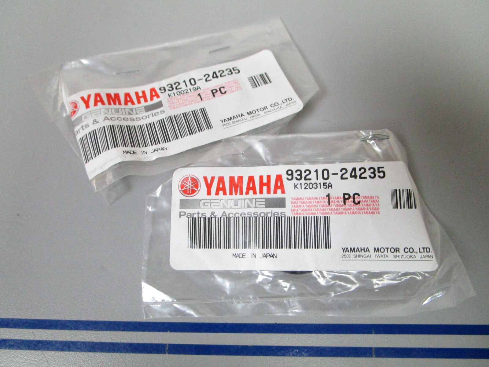 *NEW OEM* (LOT OF 2) 0810 Yamaha O-Ring 93210-24235