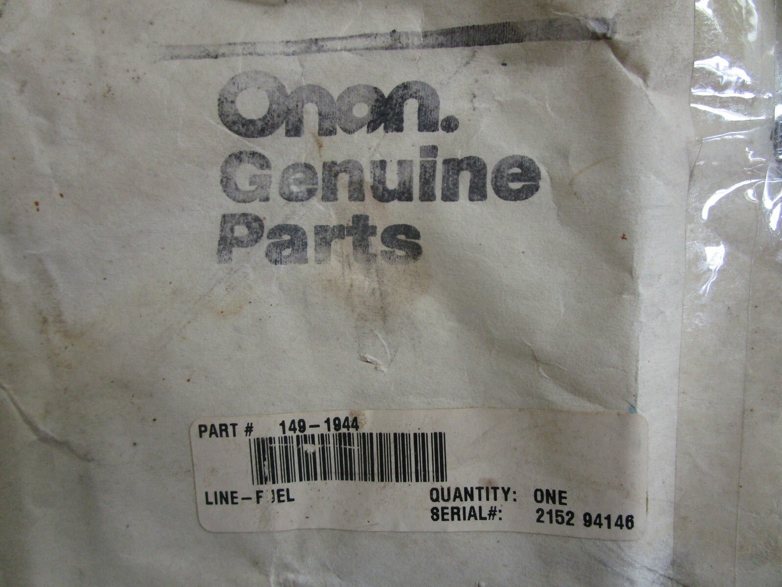 *NEW* 0820 Onan Fuel Line 149-1944