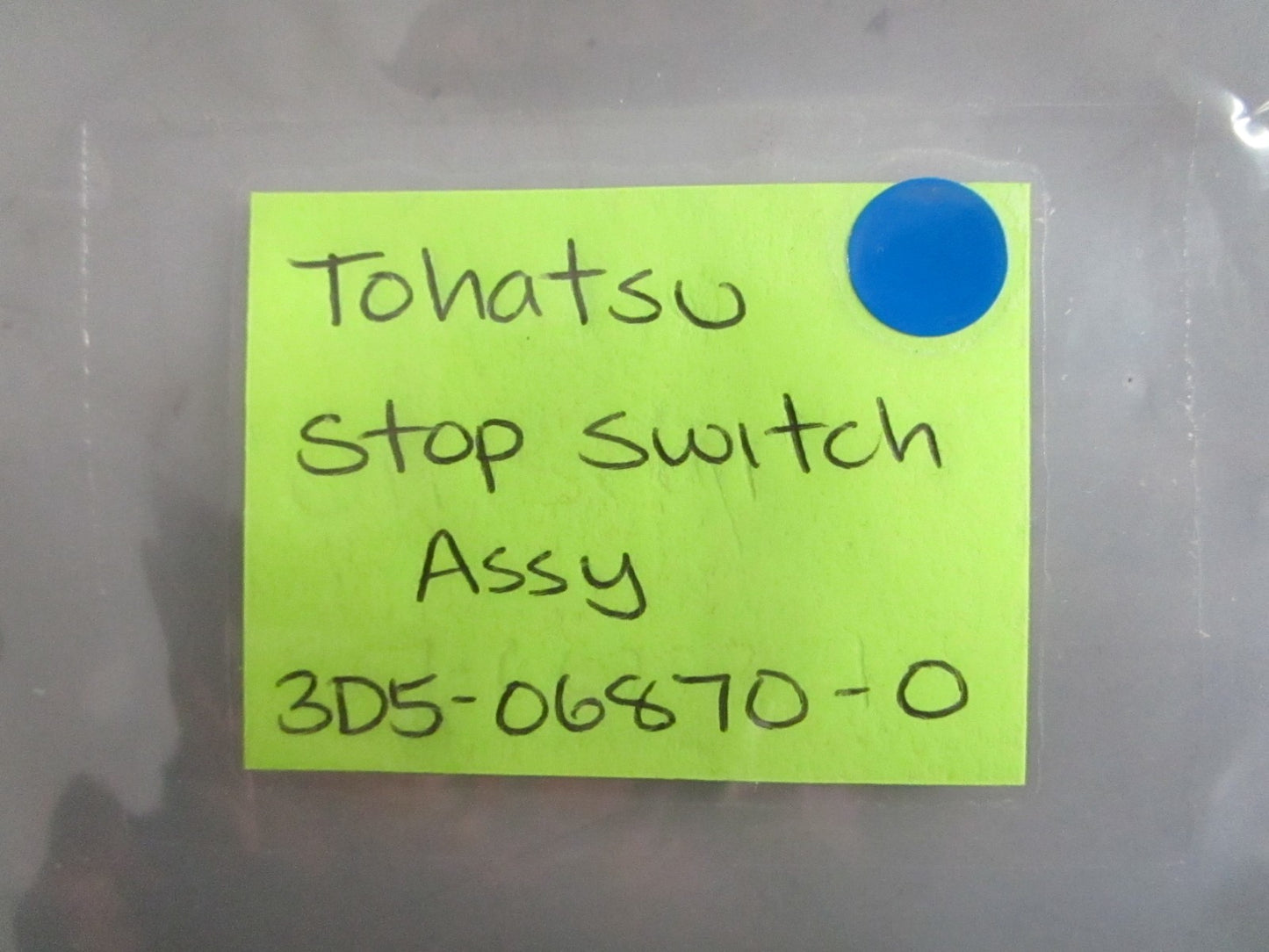 NEW OEM 3D5-06870-0 Tohatsu Stop Switch Assy 0820