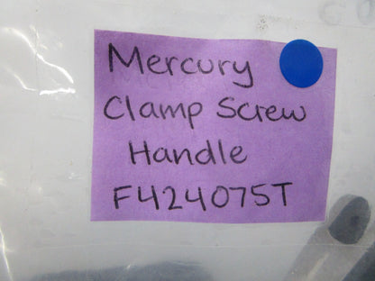 NEW OEM F424075T Mercury Quicksilver Clamp Screw Handle 0810