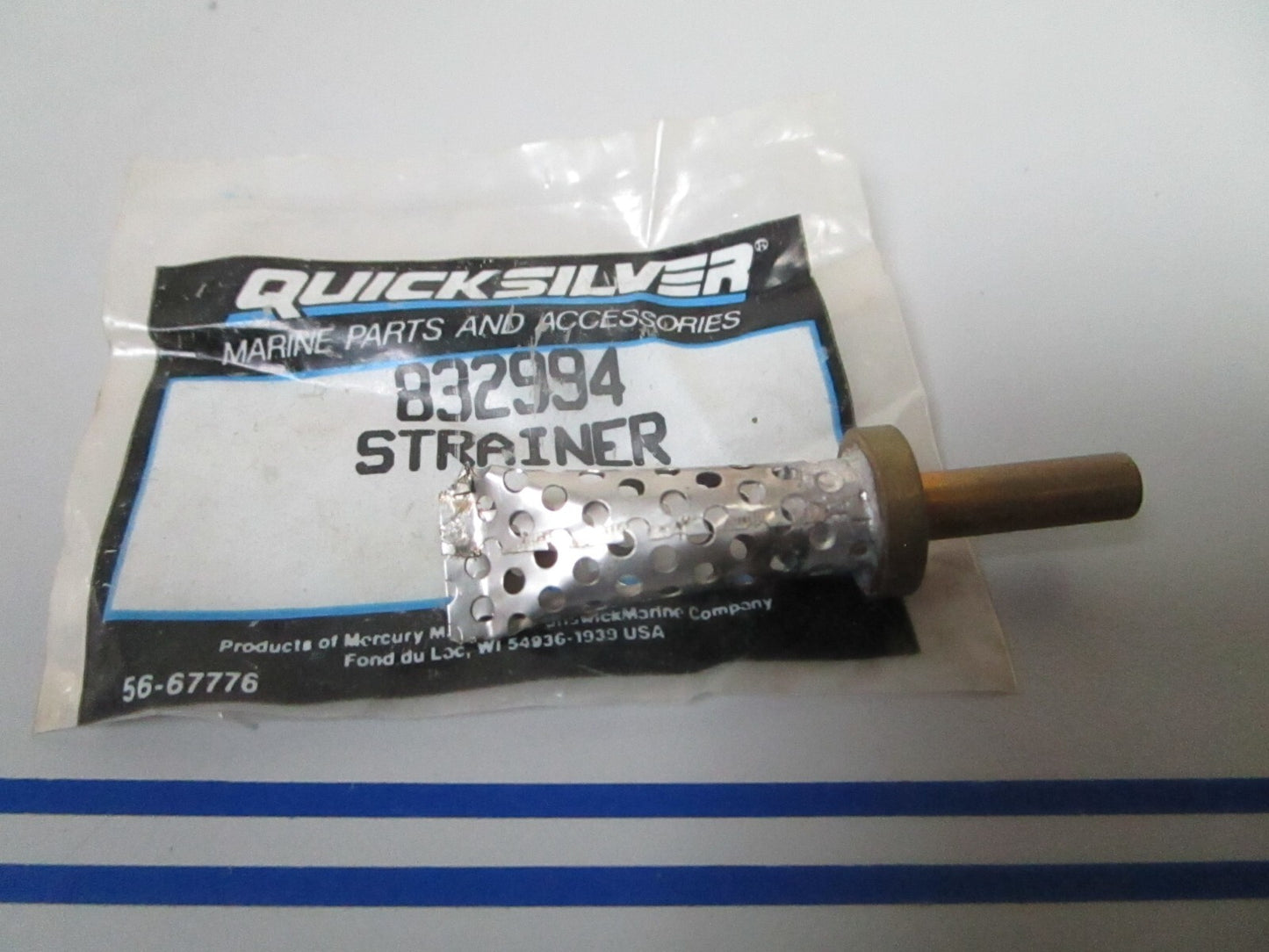 *NEW OEM* 0720 Mercury Quicksilver Strainer 832994