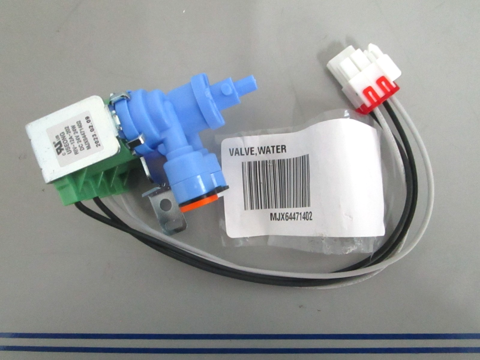 *NEW OEM* 0820 LG Refrigerator Water Valve MJX64471402