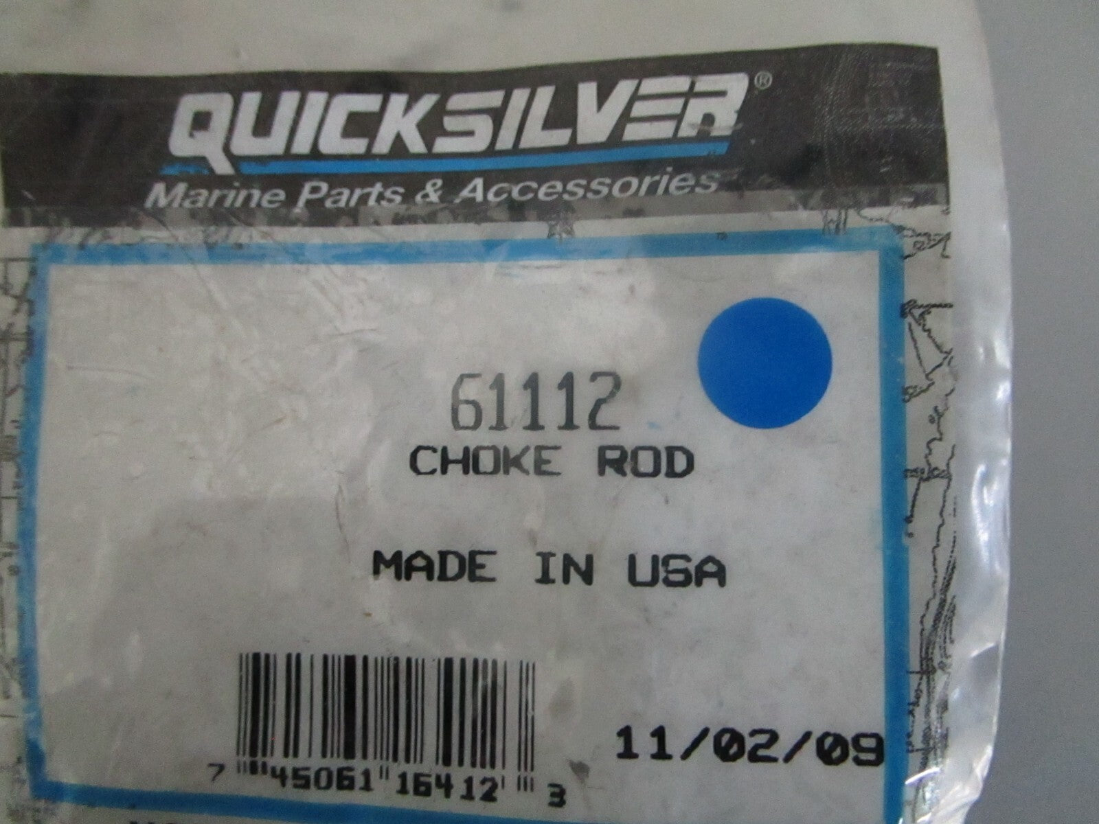 *NEW OEM* 0820 Mercury Quicksilver Choke Rod 61112