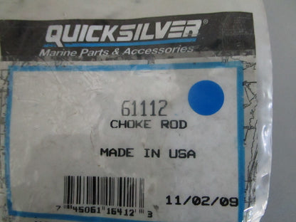 *NEW OEM* 0820 Mercury Quicksilver Choke Rod 61112
