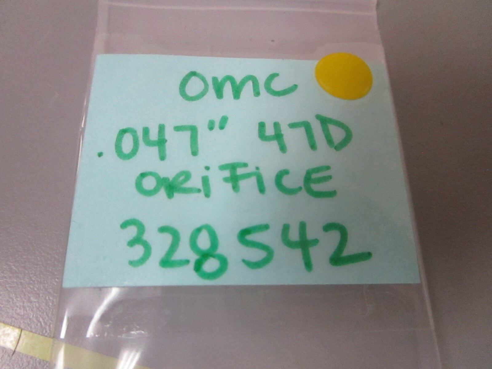 *NEW OEM* 0720 OMC Johnson Evinrude #47 47D Orifice 328542 0328542