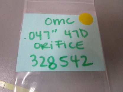 *NEW OEM* 0720 OMC Johnson Evinrude #47 47D Orifice 328542 0328542