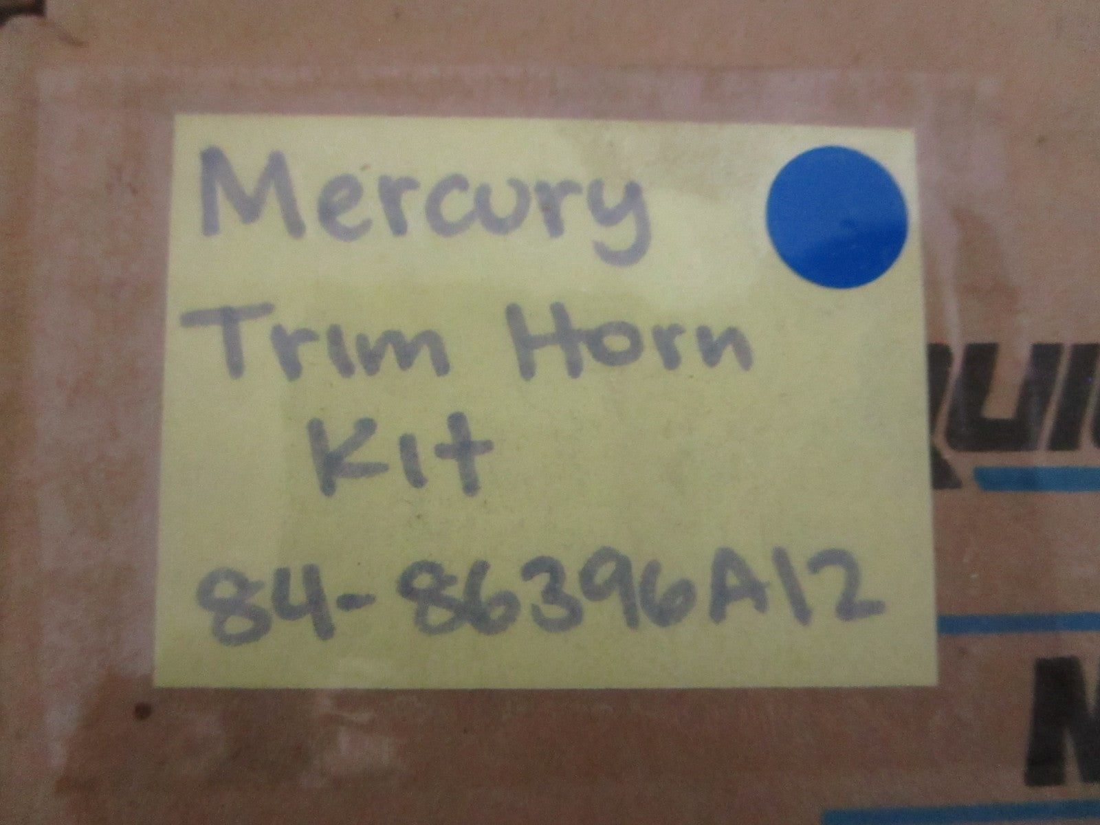 NEW OEM 84-86396A12 Mercury Quicksilver Trim Horn Kit 0820