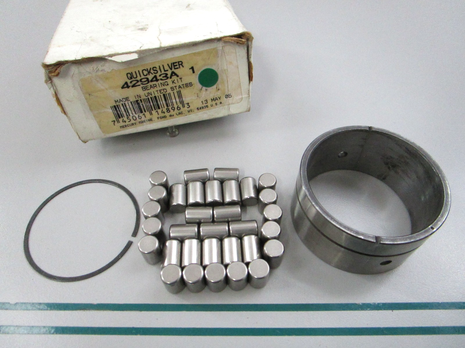 NEW OEM 42843A 1 Mercury Quicksilver Bearing Kit 0810