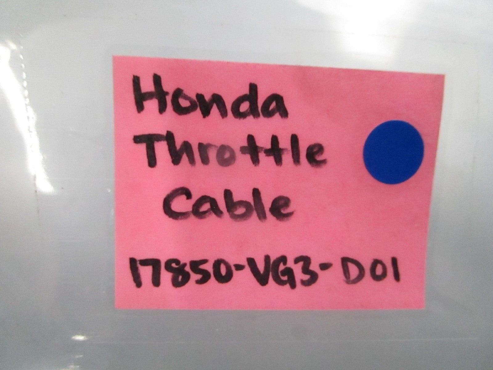 *NEW OEM* 0810 Honda Throttle Cable 17850-VG3-D01