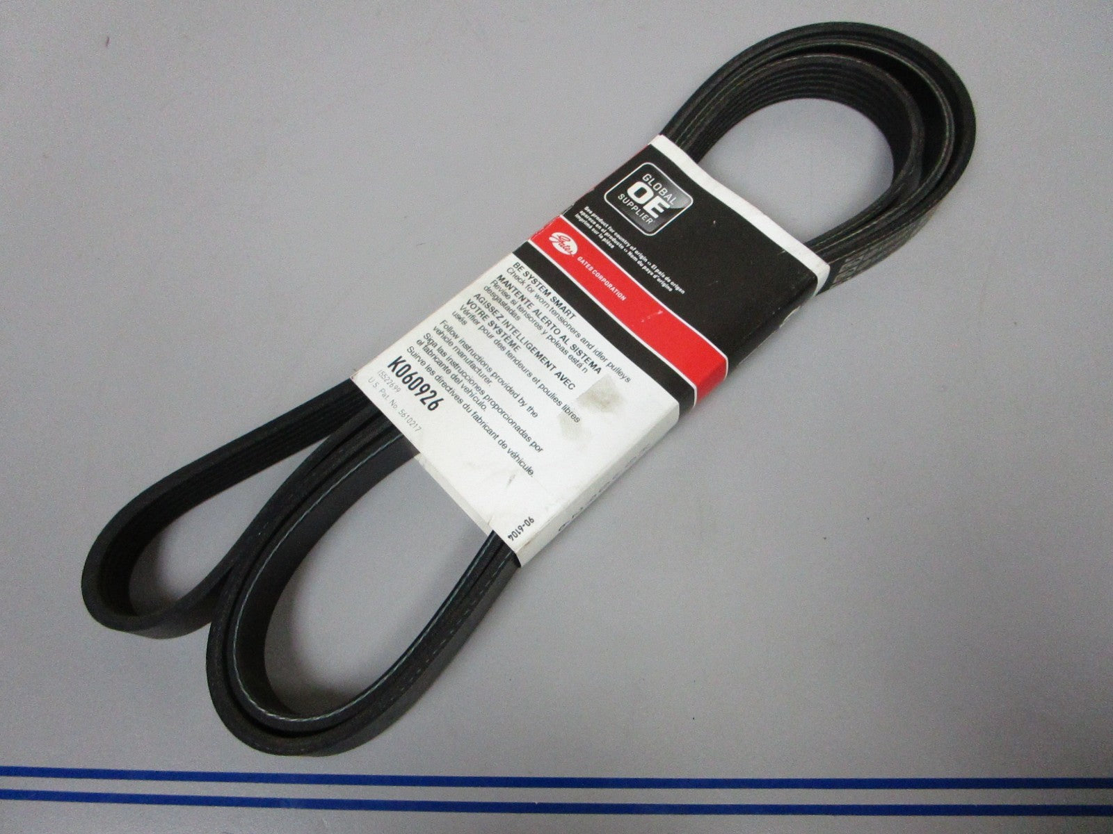 NEW K060926 Gates Micro-V 13/16" x 93 ⅛" Serpentine Belt 0720