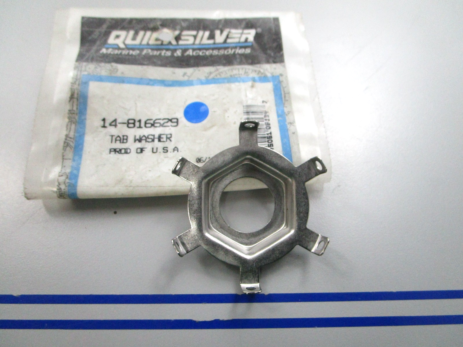 NEW OEM Mercury Quicksilver 14-816629 Tab Washer 0810