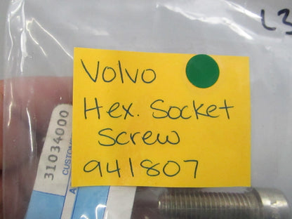 NEW OEM (LOT OF 3) 941807 Volvo Penta Hex Screw Socket 0810