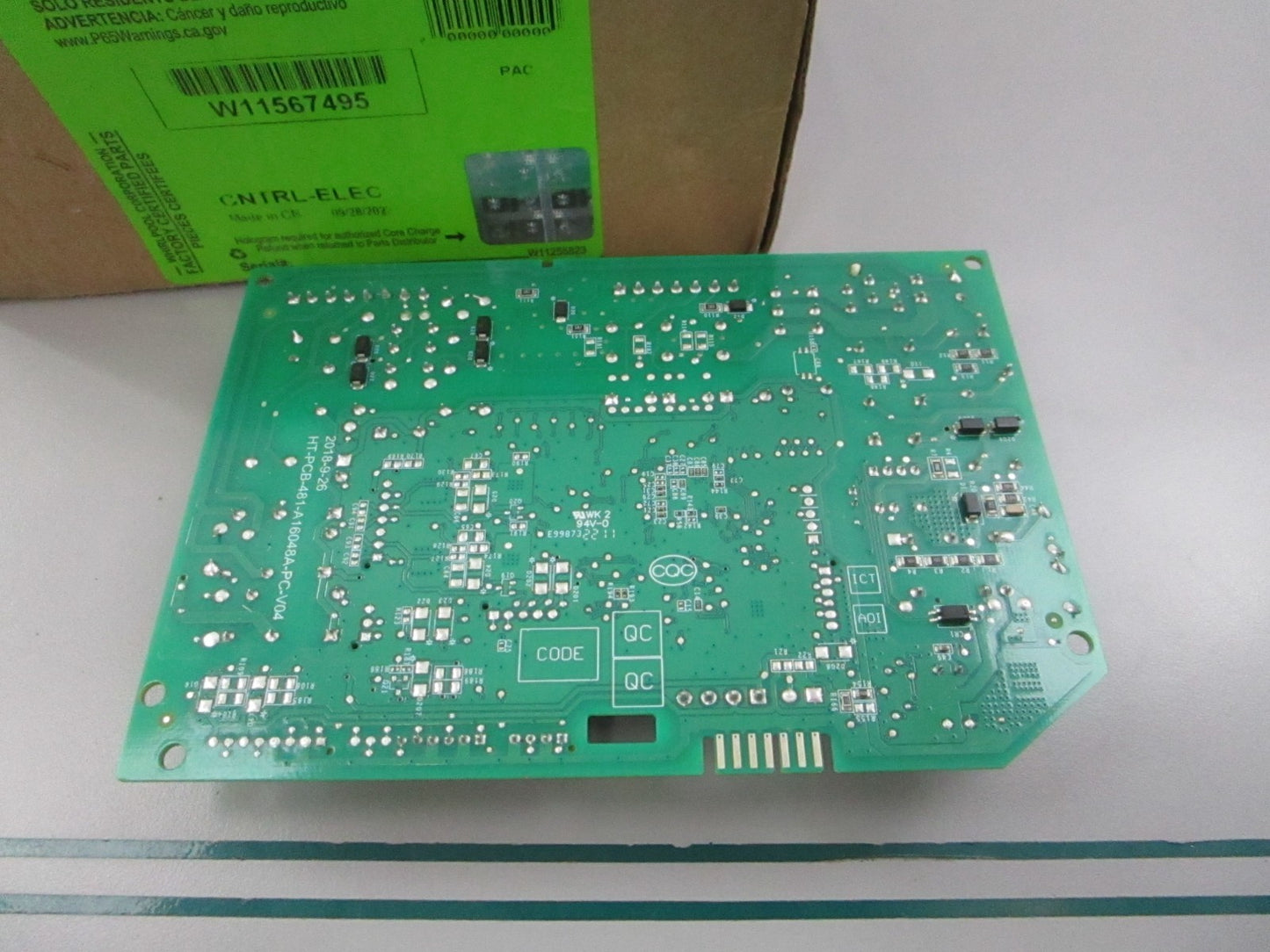 NEW OEM W11567495 Whirlpool Refrigerator Control Board 0810