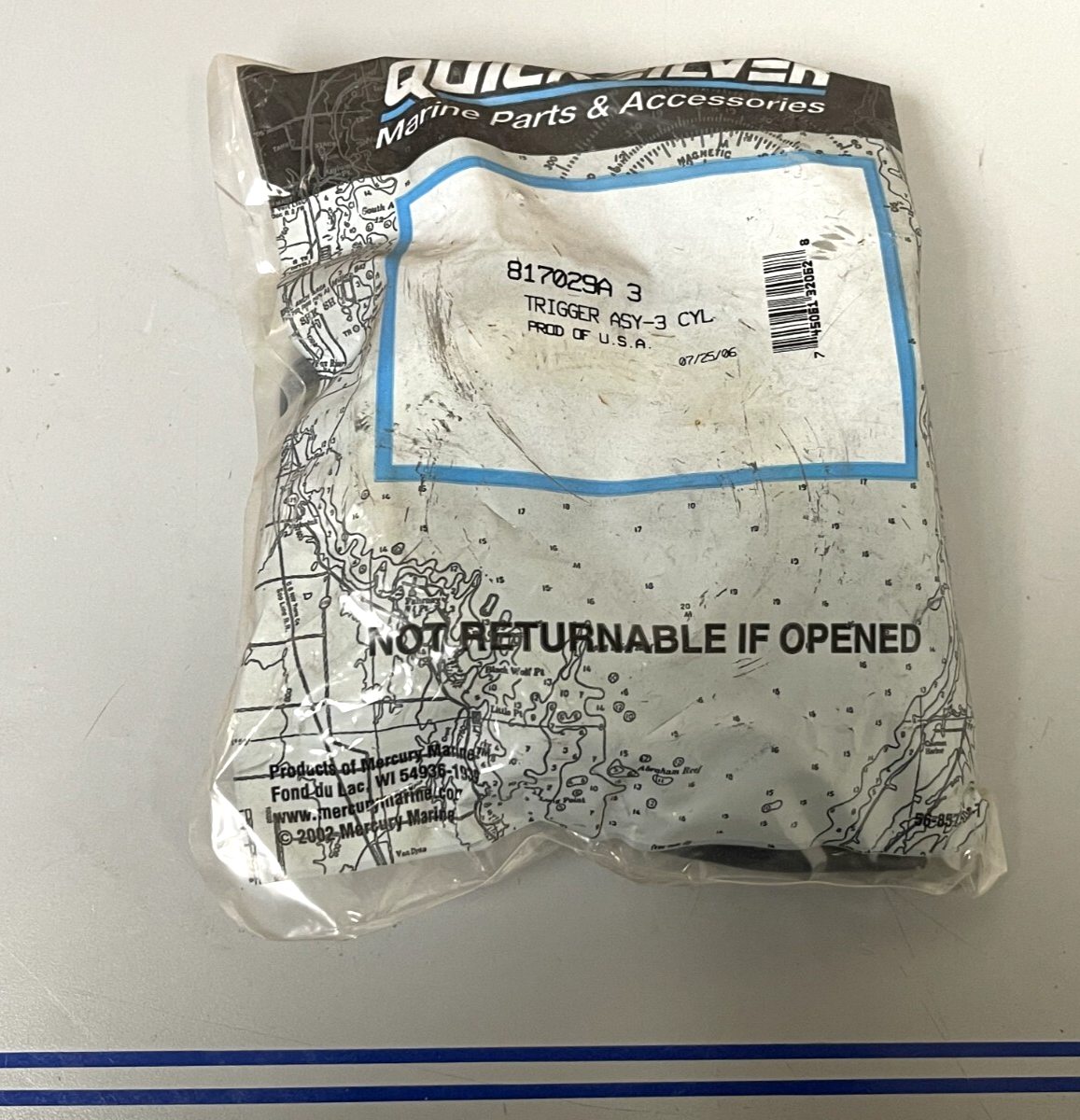 *NEW OEM* 0670 Mercury Quicksilver Trigger Assembly 817029A3 817029
