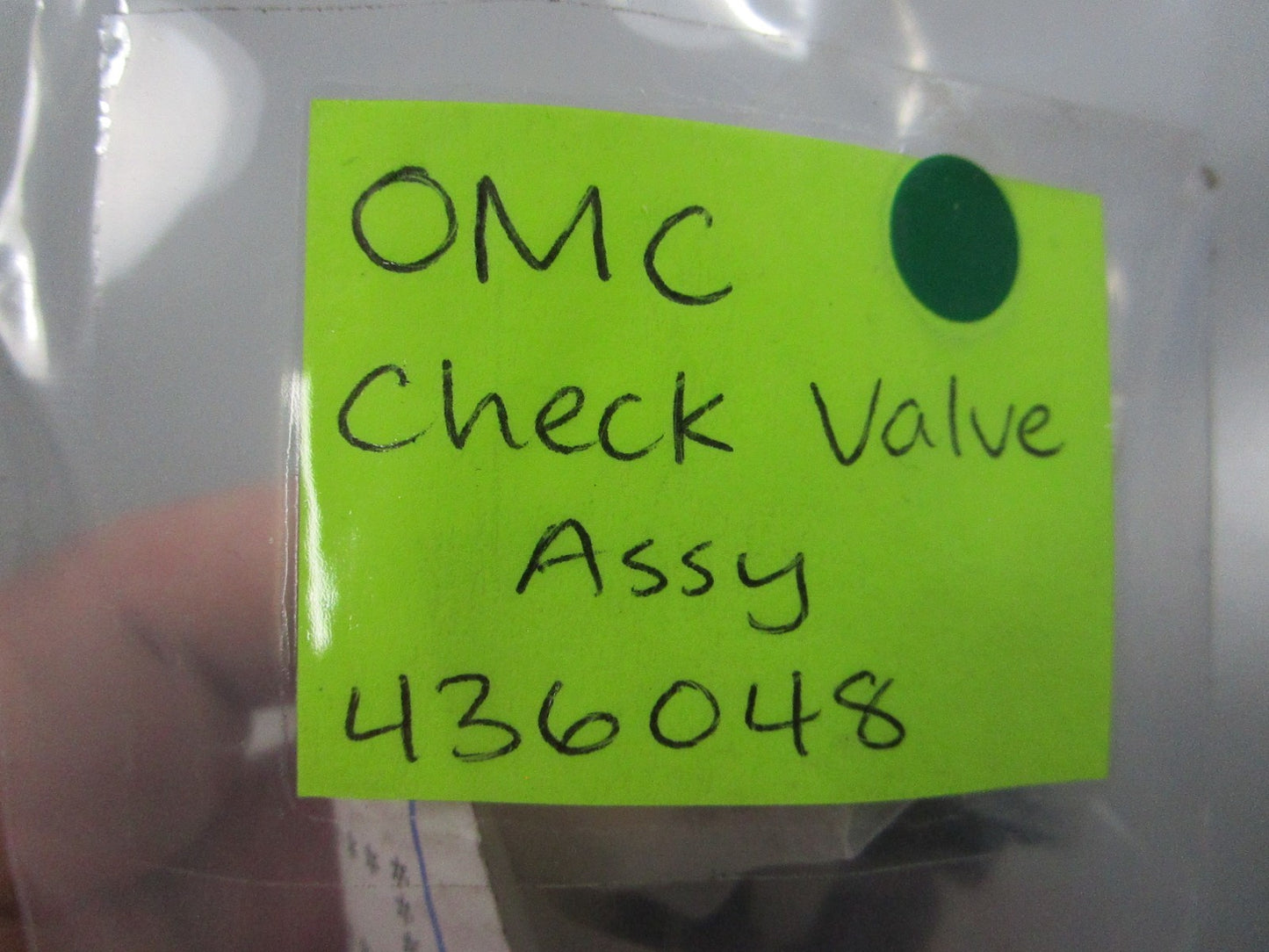 NEW OEM (LOT OF 2) 436048 0436048 OMC Johnson Evinrude Check Valve Assembly 0810