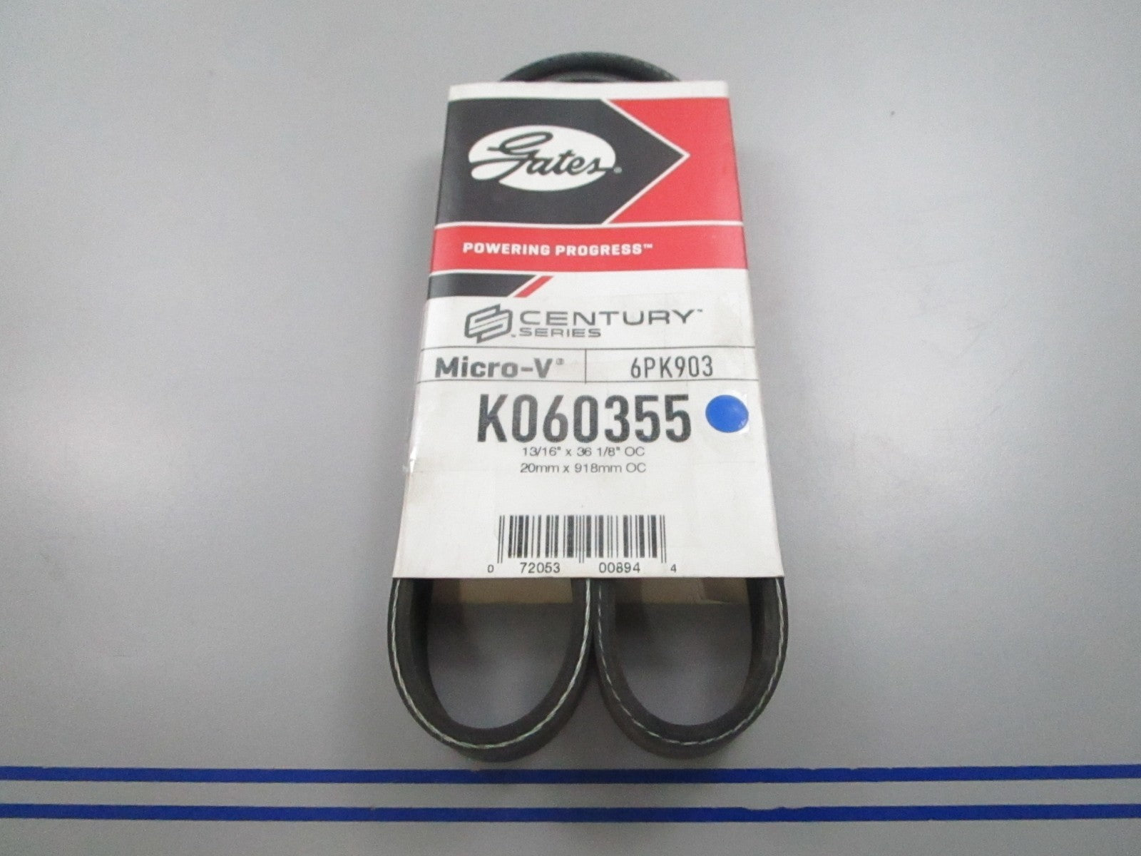 NEW K060355 Gates Micro-V Serpentine Belt 0810