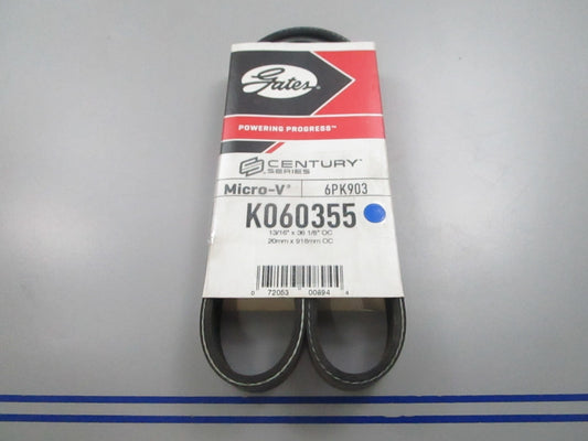 NEW K060355 Gates Micro-V Serpentine Belt 0810