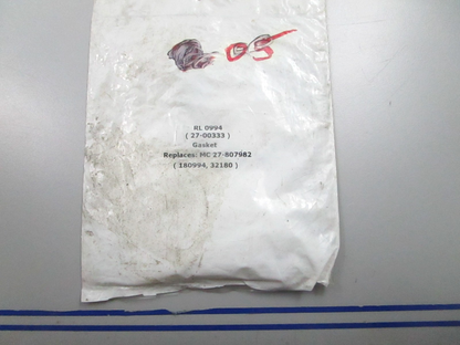 *NEW* 0810 Mallory EMP Gasket RL0994 27-00333 Replaces: Mercury 807982