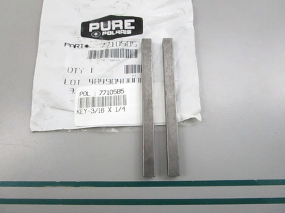 NEW OEM (LOT OF 2) 7710585 Polaris Key  0810