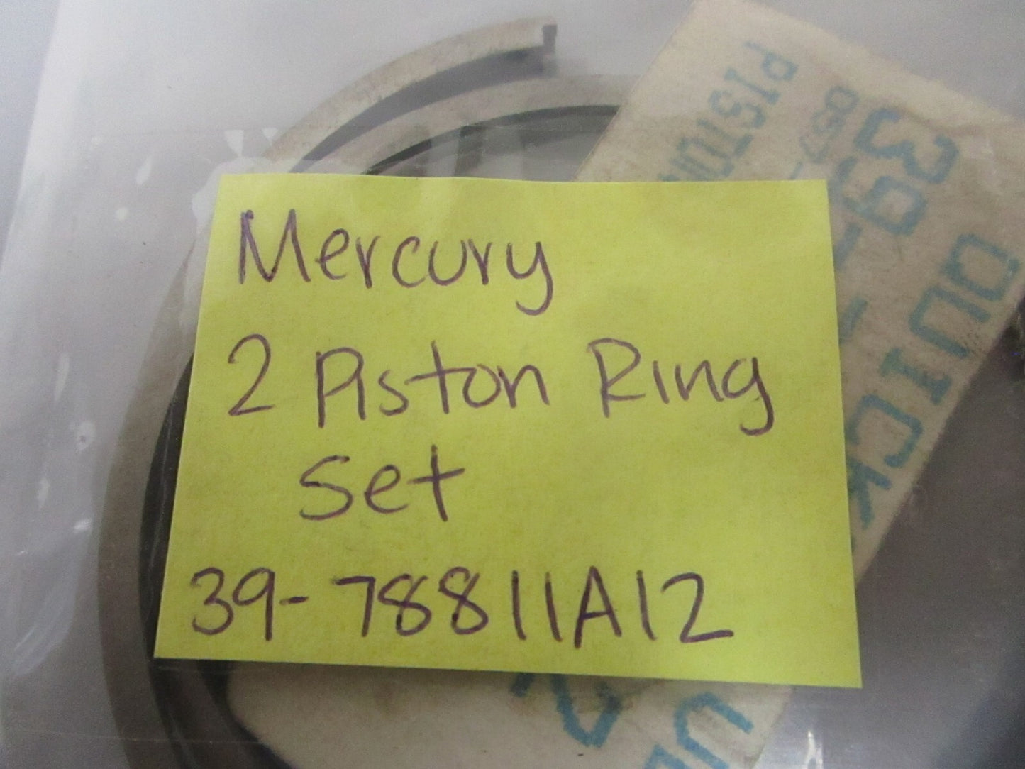 *NEW OEM* 0810 Mercury Quicksilver 2 Piston Ring Set 39-78811A12