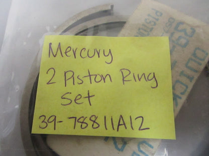 *NEW OEM* 0810 Mercury Quicksilver 2 Piston Ring Set 39-78811A12
