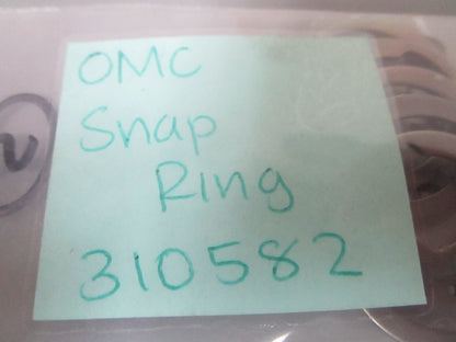 *NEW OEM* 0810 OMC Johnson Evinrude Snap Ring 310582 0310582