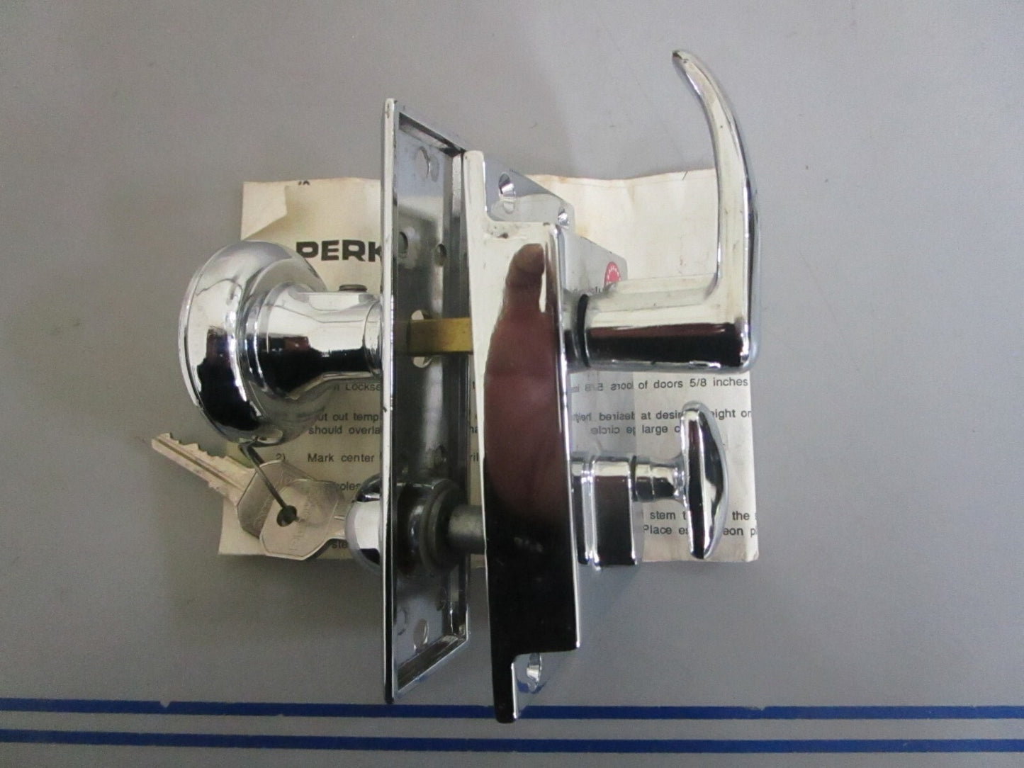 *NEW* 0820 Perko Rim Lock Set 918-DP-CHR