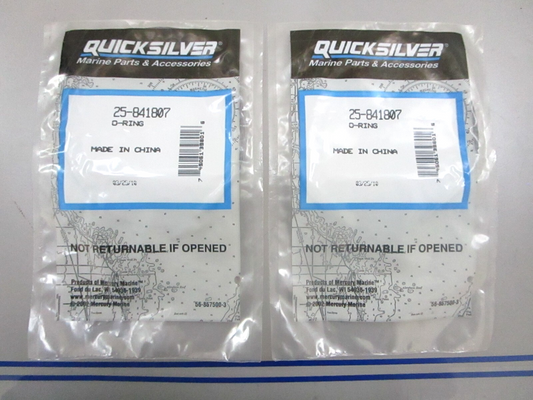 *NEW OEM* (LOT OF 2) 0780 Mercury Quicksilver O-Ring 25-841807